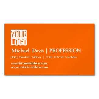  Neon  orange  - add your  logo
