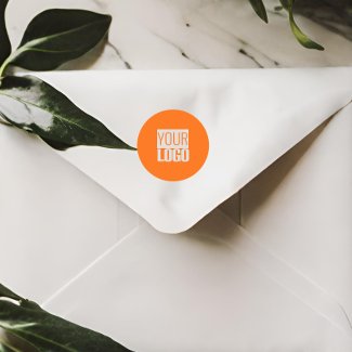  Neon  orange  - add your  logo 