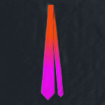 Neon Orange and Hot Pink Ombre Shade Color Fade Neck Tie<br><div class="desc">Neon Orange and Hot Pink Ombre Shade Color Fade. Ombre shades go from hot pink blurred into neon orange in this sunset palette neon, orange, hot, pink, ombre, shade, color, fade, trend, bright, fluorescent, highlighter, school, kids, fun, dorm, decor, tint, bright neon pink, bright pink, neon orange, hot pink, ombre...</div>