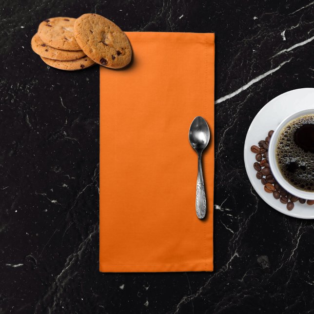 neon  orange -blank   cloth napkin (Creator Uploaded)