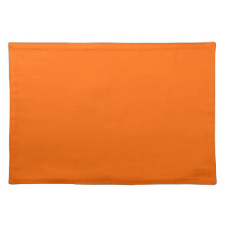 neon orange -blank cloth placemat