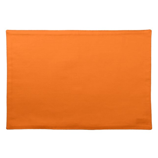 neon  orange -blank   cloth placemat (Front)