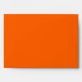 Neon Orange, Chalkboard Bat Mitzvah Env. for 5x7s Envelope (Front)