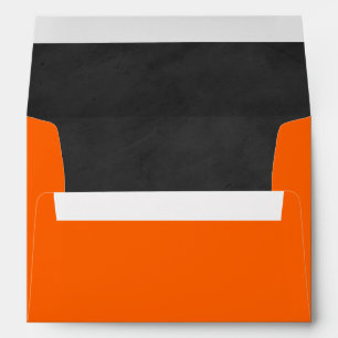 Neon Orange, Chalkboard Bat Mitzvah Env. for 5x7s Envelope