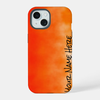 Neon Orange Chemical Glow Look 2 iPhone 15 Case