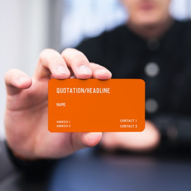 neon orange  -  QR code  - Business Card (Creator Uploaded)