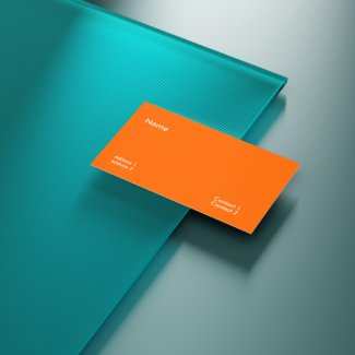 neon orange solid color