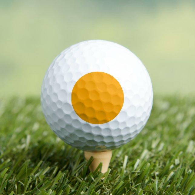 Neon Orange Solid Color | Classic Golf Balls (Insitu Tee)