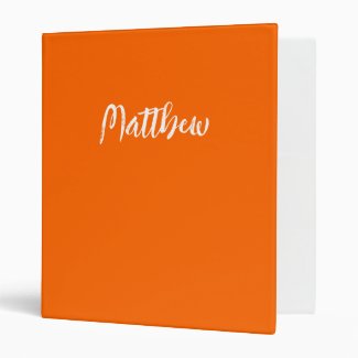 neon orange solid color -personalized 