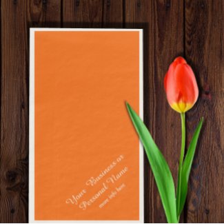 neon  orange solid color -personalized