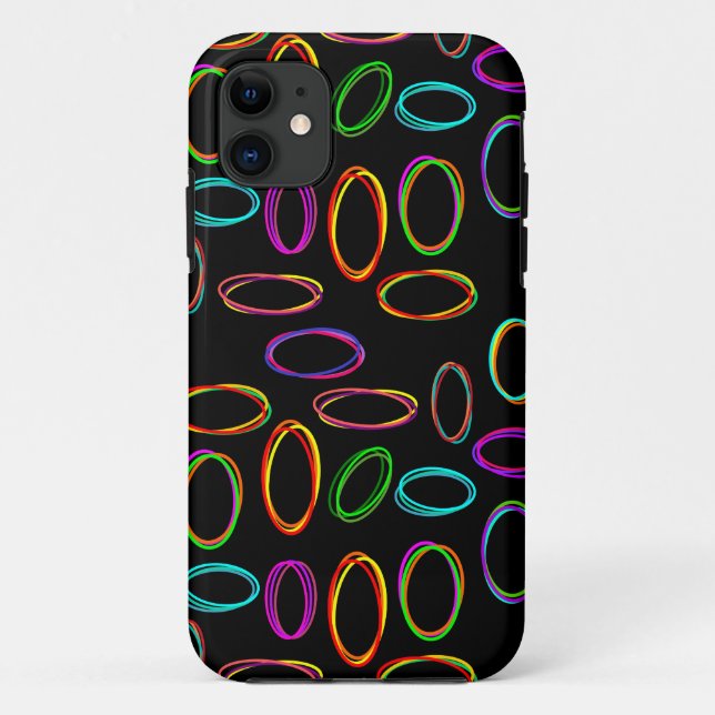 Neon Ovals  Case-Mate iPhone Case (Back)