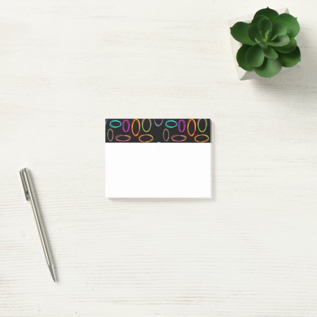 Neon Ovals  Post-it Notes (Office)