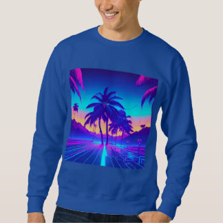 Neon palm sweatshirt