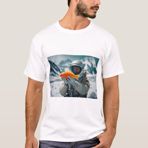 Neon Papaya Fish T_Shirt