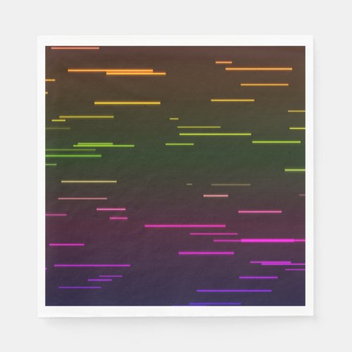 Neon Party Paper Napkins