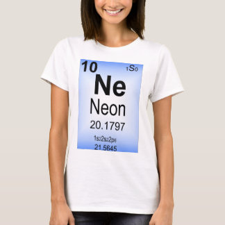 Neon Periodic Table Element T-Shirt