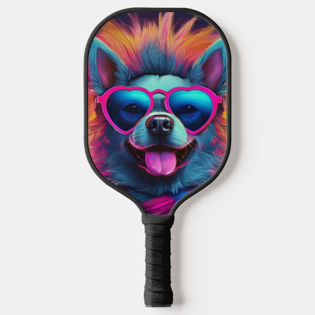 Neon Pickleball Racket (Front)