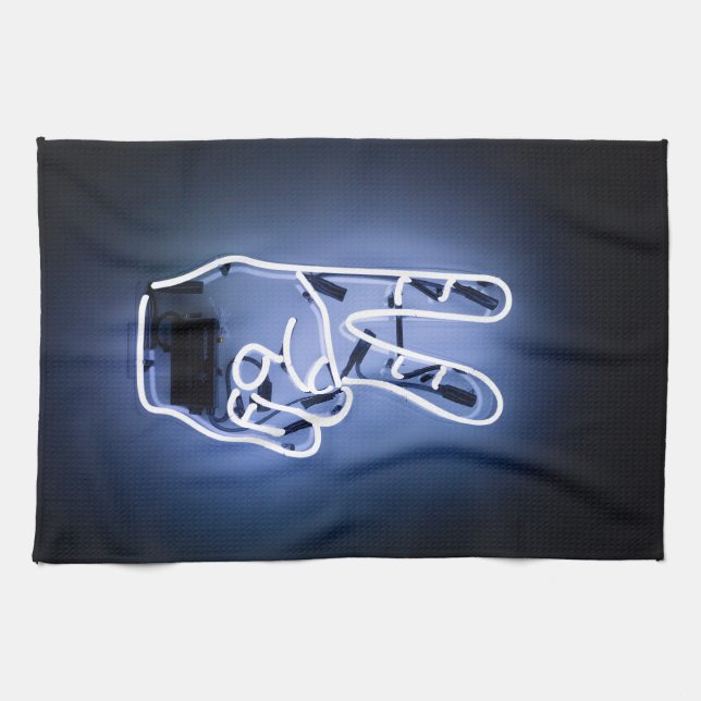 neon piece kitchen towel (Horizontal)