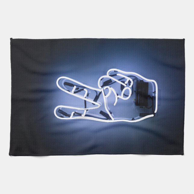 neon piece kitchen towel (Horizontal)
