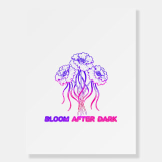 Neon Pink Abstract Floral Bloom - ModerFoam Boards