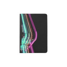 Neon Pink and Black Passport Cover Gifts