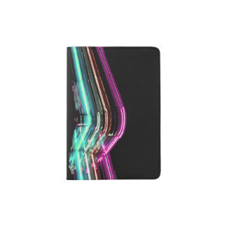 Neon Pink and Black Passport Cover Gifts