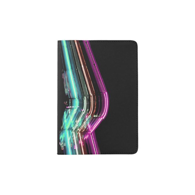 Neon Pink and Black Passport Cover Gifts (Front)