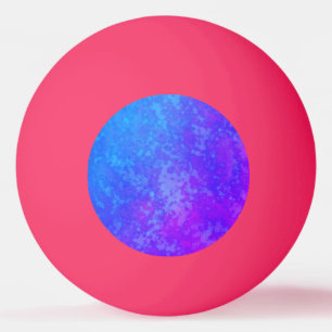 Neon Pink and purple ping pong ball
