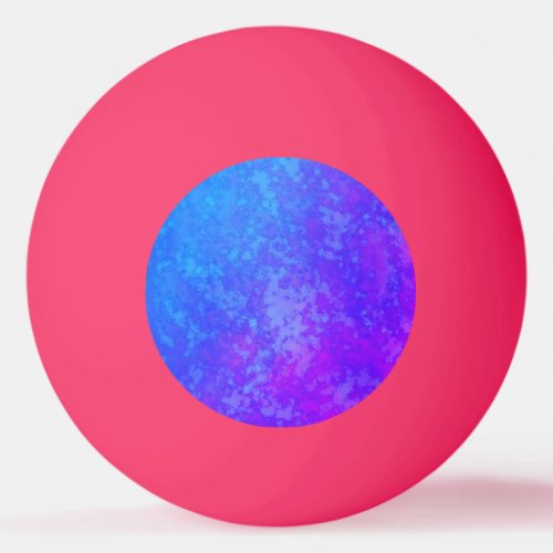 Neon Pink and purple ping pong ball