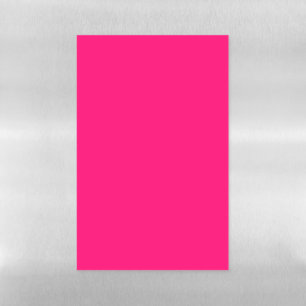 Neon Pink & Black Magnetic Dry Erase Board