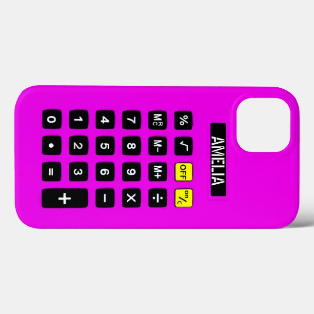 Neon Pink Calculator with Keypad Case-Mate iPhone Case | Zazzle Neon Pink Calculator with Keypad Case-Mate iPhone Case | Zazzle