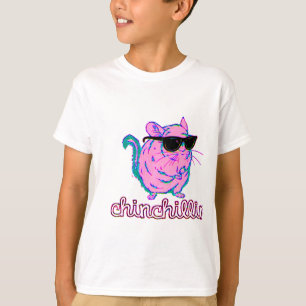 Neon Pink Chinchillin Chinchilla T-Shirt