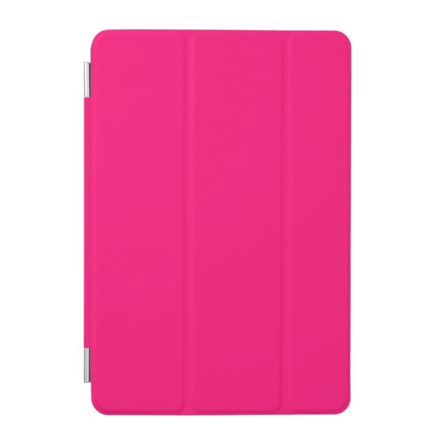 Neon Pink Custom iPad Smart Cover (Front)