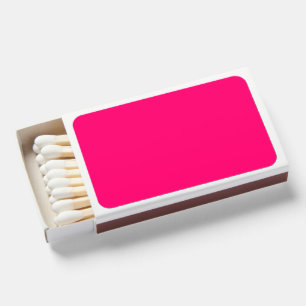 Neon Pink Custom Matchbox – Personalized Matchboxes