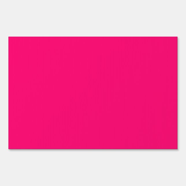 Neon Pink Custom Yard Sign – Bulk & Event Branding (Front)