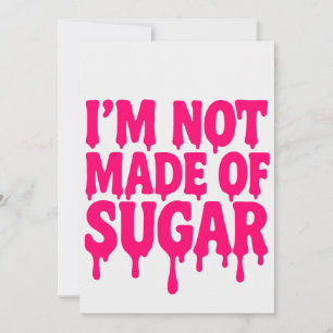 Neon Pink Drip Bold Invitation – Customizable