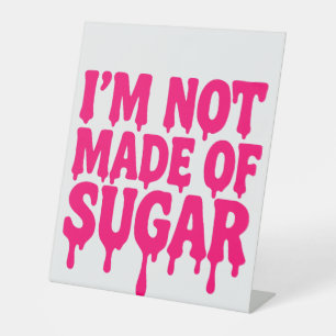 Neon Pink Drip Pedestal Sign – Customizable