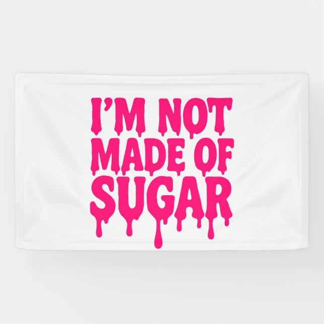 Neon Pink Drip Quote Banner – Customizable (Horizontal)