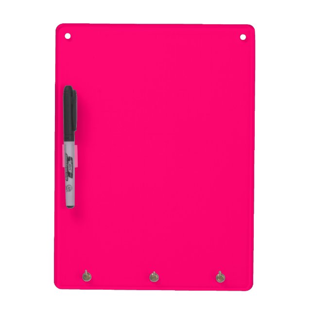 Neon Pink Dry Erase Board – Customizable & Bulk (Front)