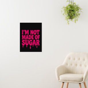 Neon Pink Foam Board (Black) – Customizable