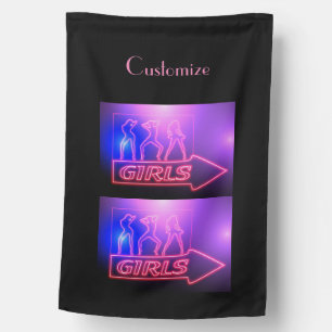 Neon Pink Girls Sign Thunder_Cove