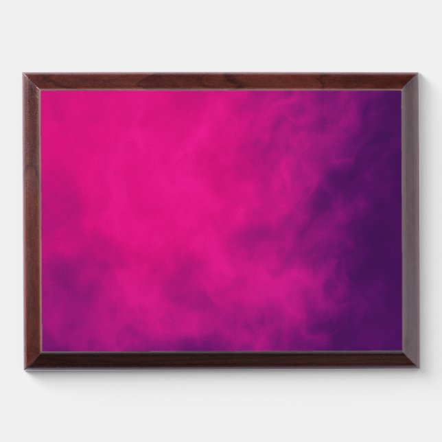Neon Pink Gradient Award Plaque – Customizable (Horizontal)
