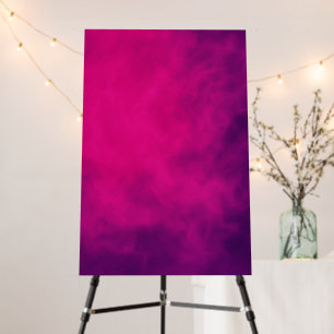 Neon Pink Gradient Custom Foam Board