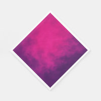 Neon Pink Gradient Party Napkin – Customizable