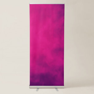 Neon Pink Gradient Roll-Up Banner – Customizable