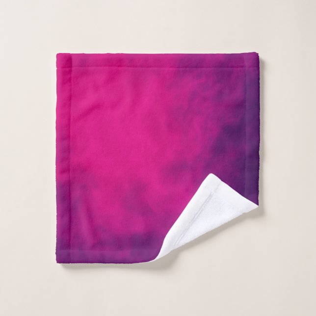 Neon Pink Gradient Wash Cloth – Customizable (Wash Cloth)