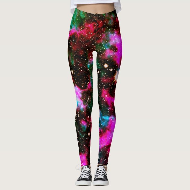 Rainbow Galaxy Leggings | Festival Leggings | Rave Leggings | Colorful -  Azimuth Clothing