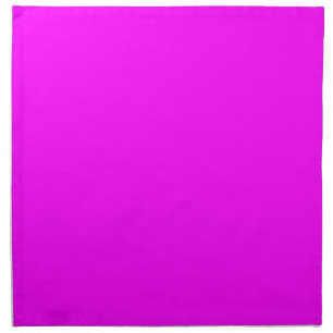 Neon pink hex code FF00FF Napkin
