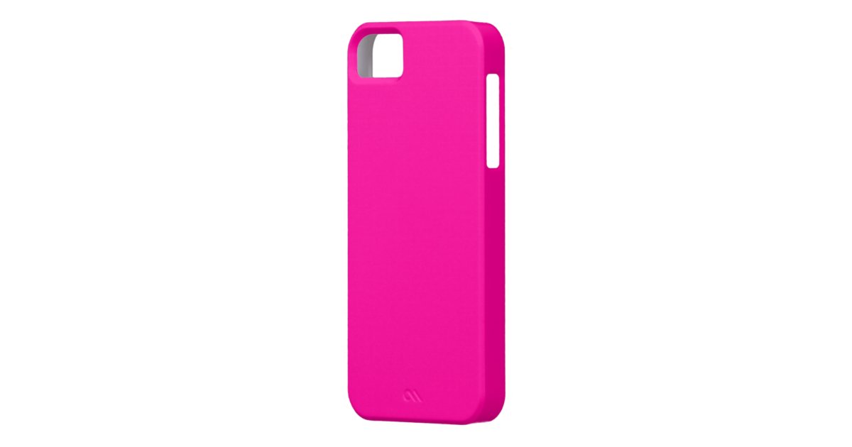 Neon Pink iPhone 5 Case | Zazzle