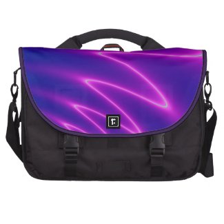 Neon Pink Lightning Commuter Bag